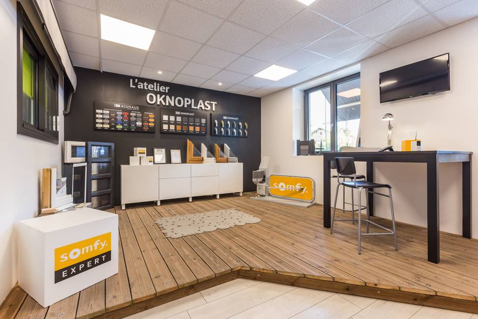 Showroom Rhône Alpes Stores Somfy et Oknoplast