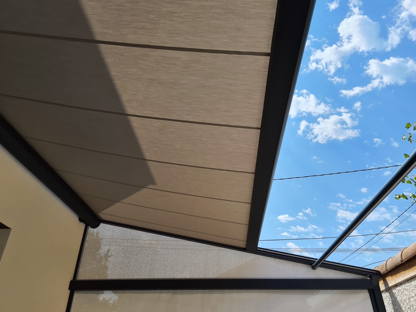 Pergola dans le Rhône